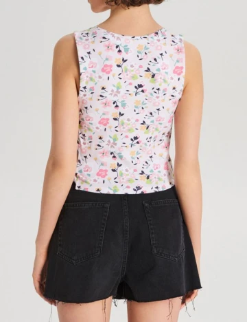 Top CROPP, floral, L