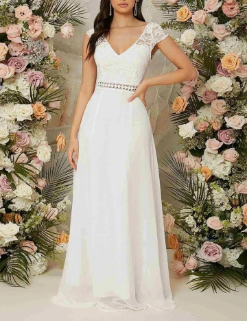 Rochie Lunga SHEIN, alb, L