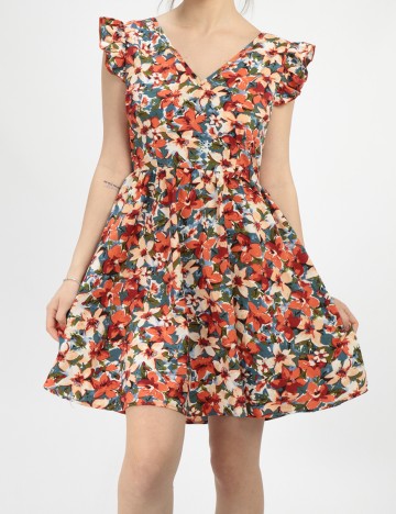 Rochie scurta SHEIN, floral, M