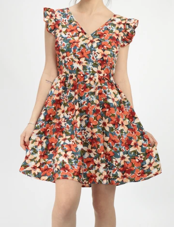 Rochie scurta SHEIN, floral, M