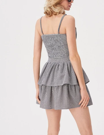 Top Sinsay, alb-negru, L