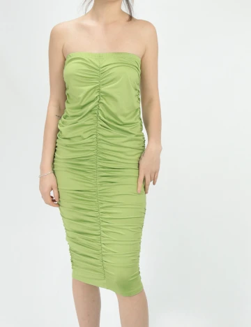 Rochie scurta SHEIN, verde, M