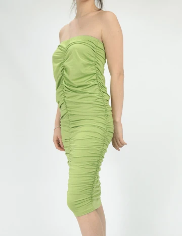 Rochie scurta SHEIN, verde, M
