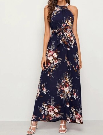 Rochie lunga SHEIN, bleumarin, M