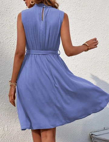 Rochie Scurta SHEIN, albastru, S Albastru