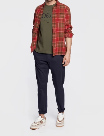 Pantaloni s.Oliver, bleumarin
