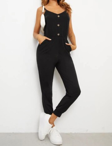 Salopeta SHEIN, negru, M