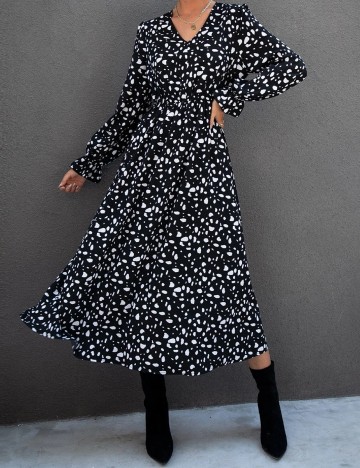 Rochie Medie SHEIN, negru, L