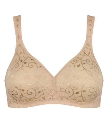 Sutien elegant cotton Triumph, crem