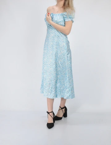 Rochie Medie SHEIN, bleu, S