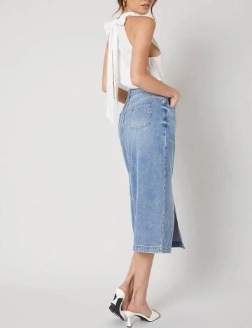Top SHEIN, alb, S Alb