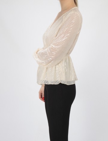 Bluza SHEIN, crem, S