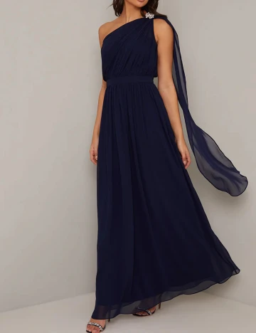 Rochie lunga Chi Chi London, bleumarin, 38 Albastru