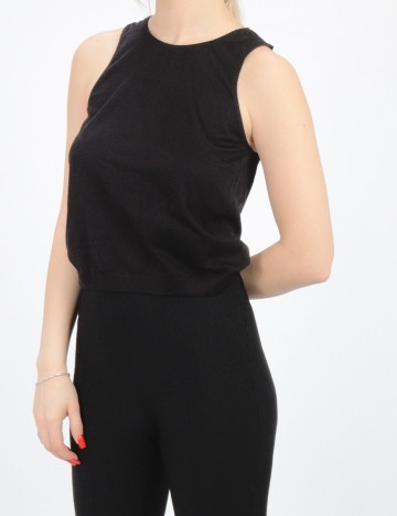 
						Top Vila, negru, XS/S