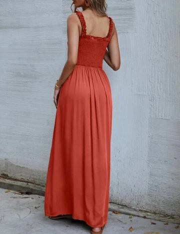 Rochie Lunga SHEIN, caramiziu, S