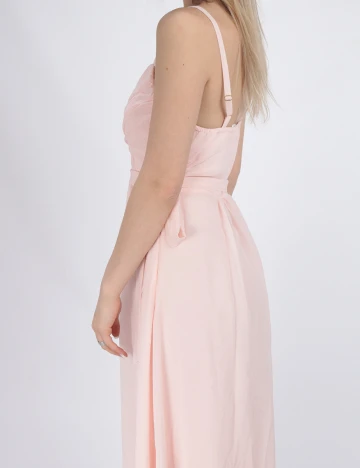 Rochie lunga Chiara Forthi, roz, 34