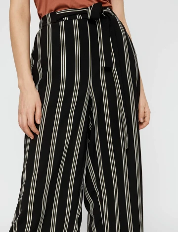Pantaloni Pieces, negru, M