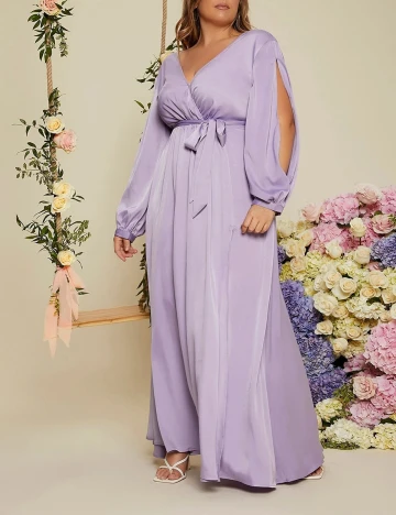 Rochie Lunga SHEIN CURVE, mov, 1 XL Mov