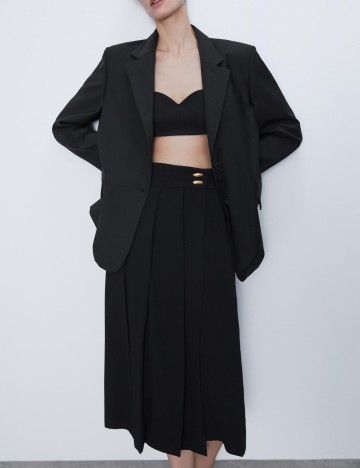 Fusta Zara, negru, L