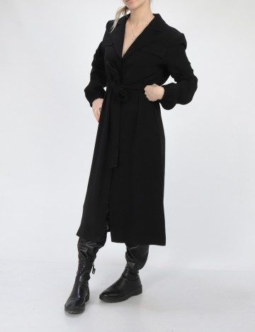 Trench Comma, negru, 36