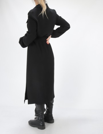 Trench Comma, negru, 36