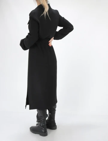 Trench Comma, negru, 36 Negru