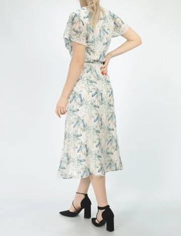 Rochie medie BUBBLEROOM, floral, 36 Floral print