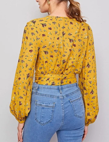 Top SHEIN, galben, M Galben