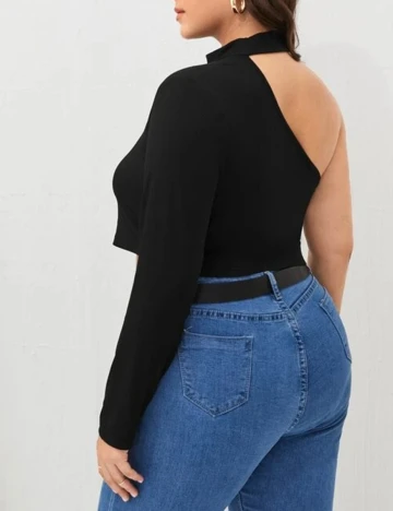 Top SHEIN CURVE, negru, 2XL Negru