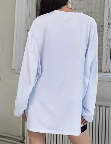 Bluza Dazy, alb, S