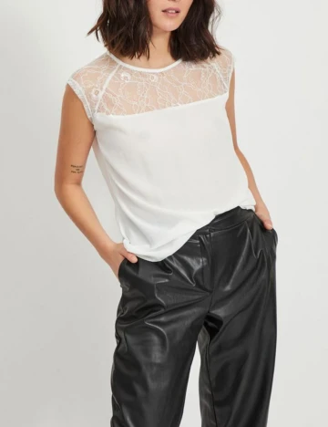 Bluza Vila, alb, 40