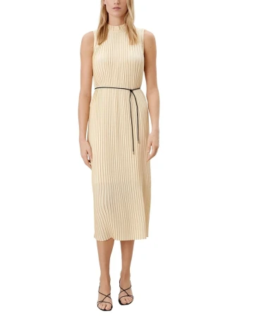 Rochie medie s.Oliver, crem, 36 Crem