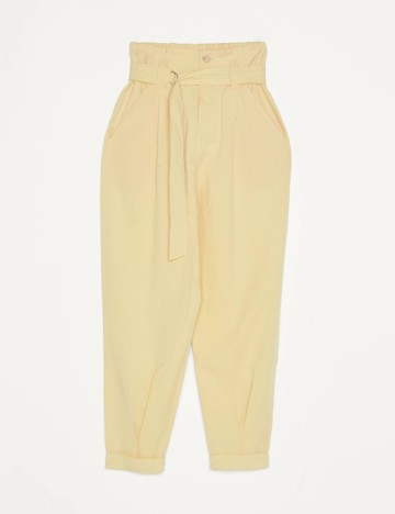Pantaloni Bershka, galben