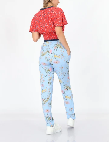 Pantaloni Vero Moda, albastru, XS