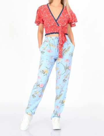 Pantaloni Vero Moda, albastru, XS