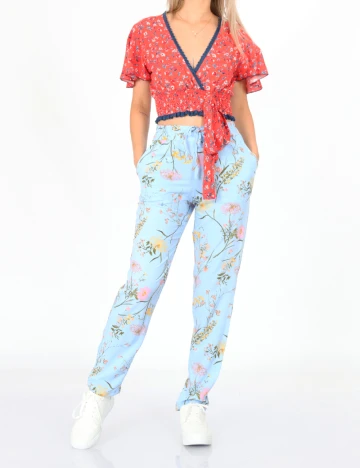 Pantaloni Vero Moda, albastru, XS