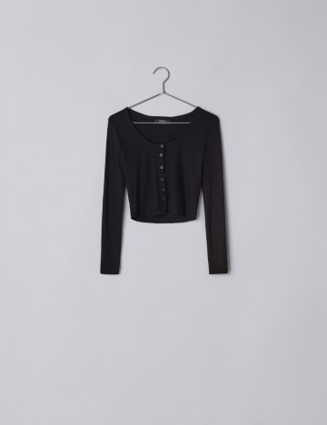 Bluza Bershka, negru, S