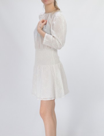 Rochie scurta SHEIN, alb, S