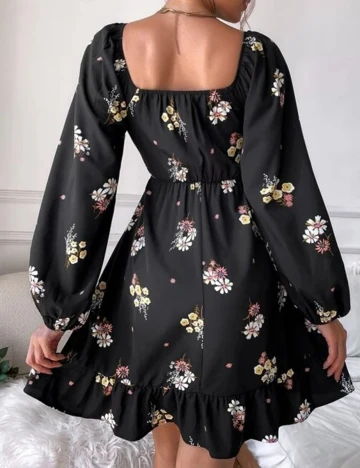 Rochie scurta SHEIN, negru, L Negru