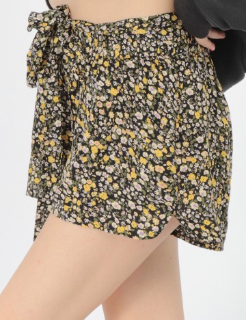 Pantaloni scurti PIECES MATERNITY, floral, L