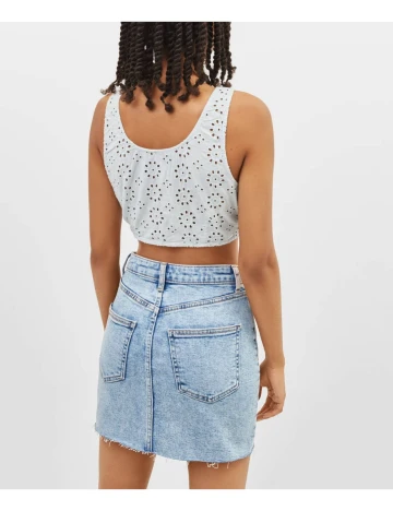 Top Bershka, albastru