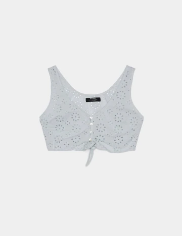 Top Bershka, albastru