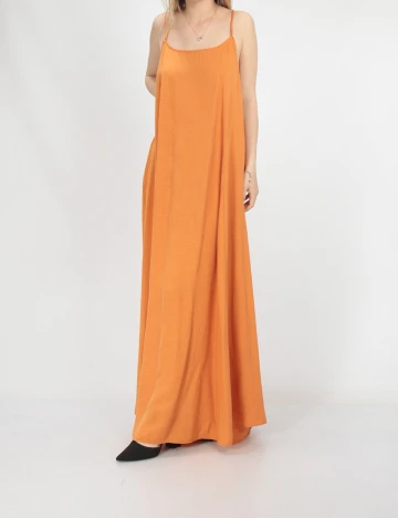 Rochie Lunga Reserved, portocaliu, L