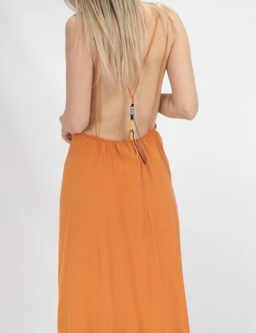 Rochie Lunga Reserved, portocaliu, L