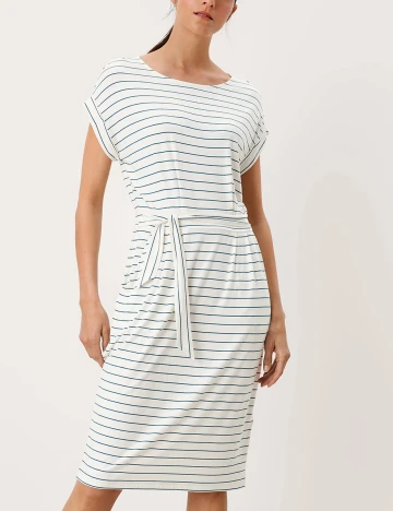 Rochie medie s.Oliver, ecru