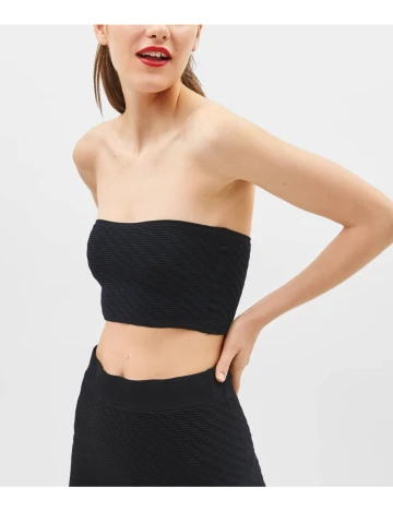 Bustiera Bershka, negru, M