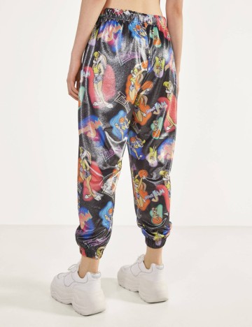 Pantaloni Bershka, mix culori, M