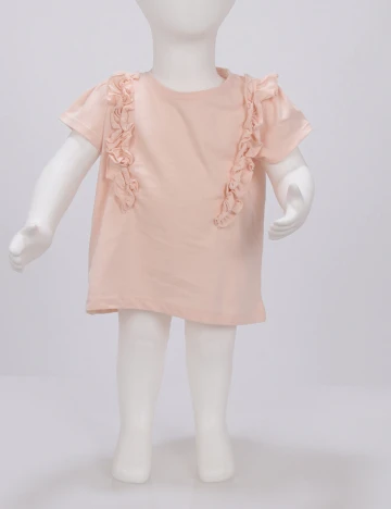 Tricou Reserved, roz, 2-3 ANI