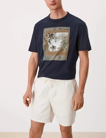 Pantaloni scurti s.Oliver, crem, S Crem