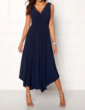 Rochie lunga Chiara Forthi, bleumarin, L